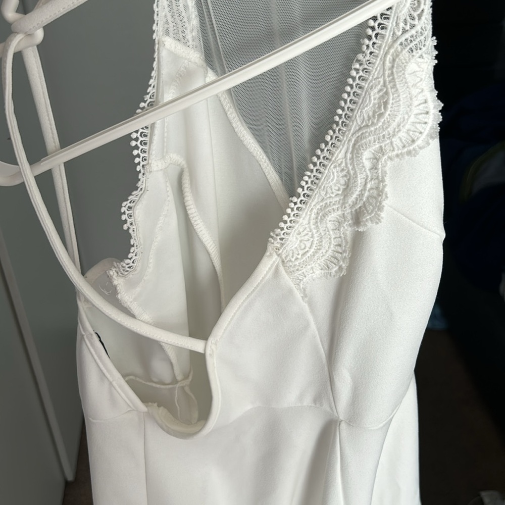 White Dress 👗 Cocktail party dress - Picture 9 of 15